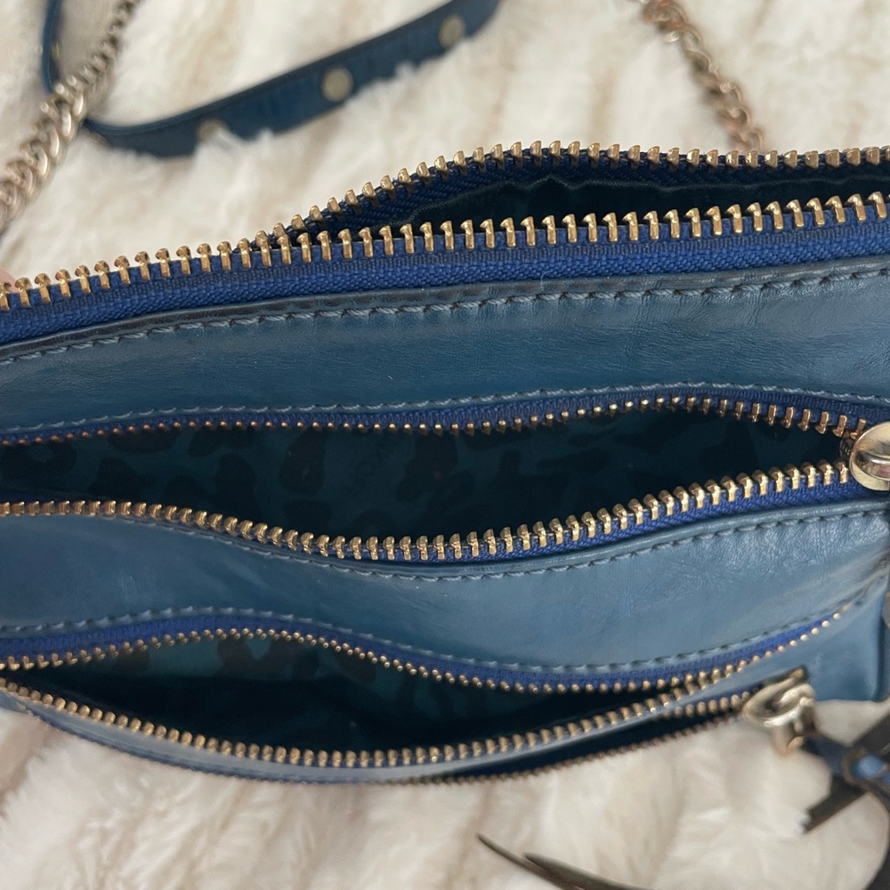 Rebecca Minkoff Blue Leather Crossbody Bag - Picture 8 of 10